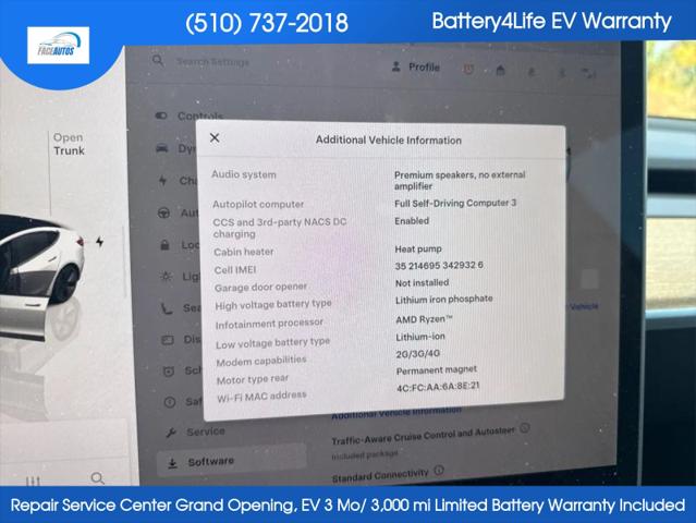 2023 Tesla Model 3 Rear-Wheel Drive