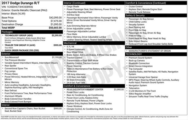 2017 Dodge Durango R/T RWD for sale in Clermont, FL
