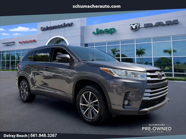 2018 Toyota Highlander XLE for sale in Delray Beach, FL