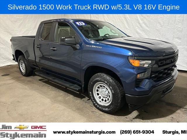 2022 Chevrolet Silverado 1500 2WD Double Cab Standard Bed WT for sale in Sturgis, MI