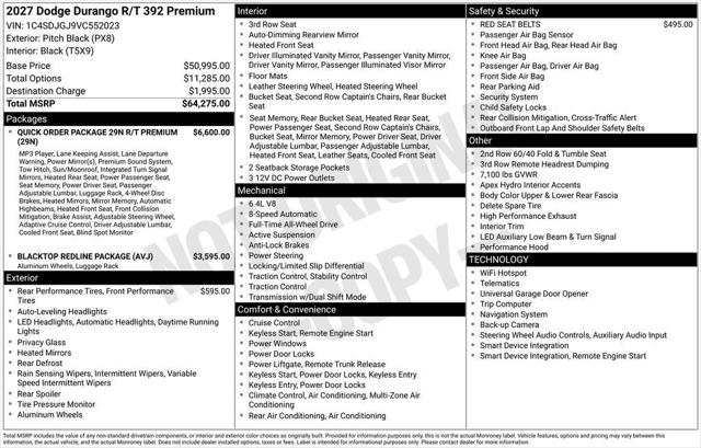 2027 Dodge Durango R/T 392 Premium for sale in Fairfax, VA