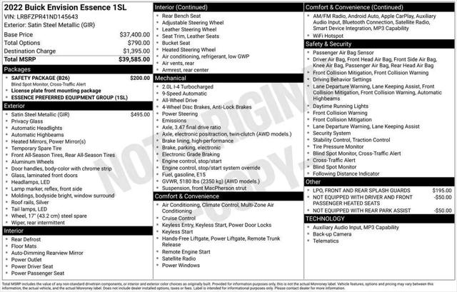 2022 Buick Envision AWD Essence for sale in Fargo, ND