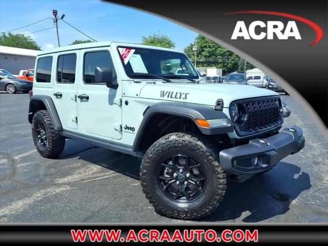 2024 Jeep Wrangler 4-Door Willys 4x4 for sale in Shelbyville, IN