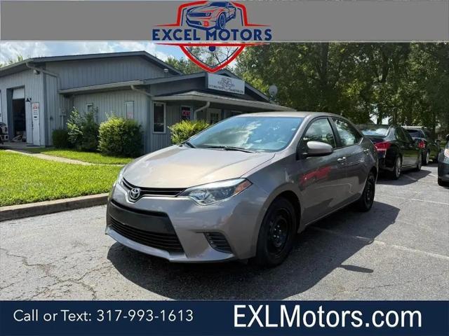 2016 Toyota Corolla LE for sale in Plainfield, IN