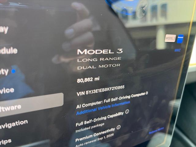 2019 Tesla Model 3 Long Range