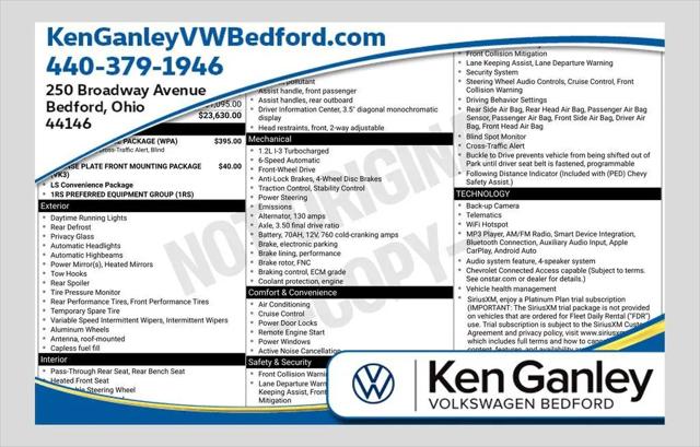 2024 Chevrolet Trax FWD 1RS for sale in Bedford, OH