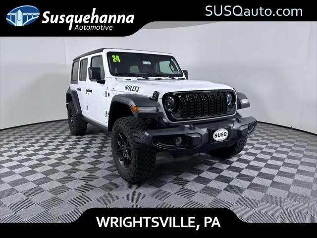 2024 Jeep Wrangler 4-Door Willys 4x4 for sale in Wrightsville, PA