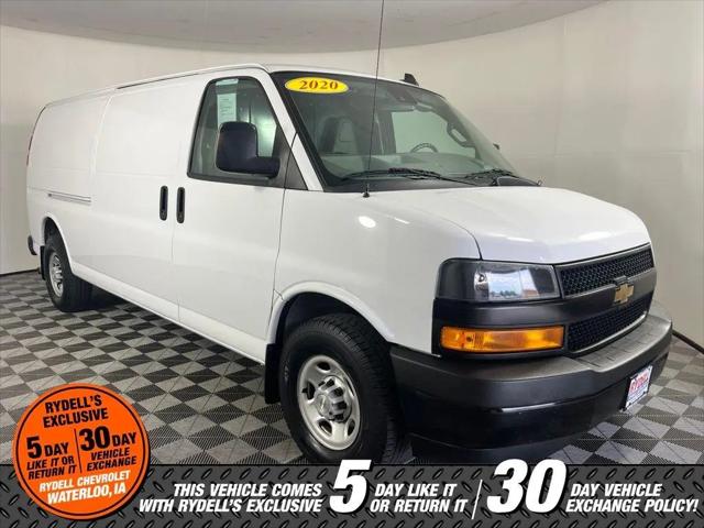 2020 Chevrolet Express Cargo Van RWD 3500 Extended Wheelbase WT for sale in Waterloo, IA