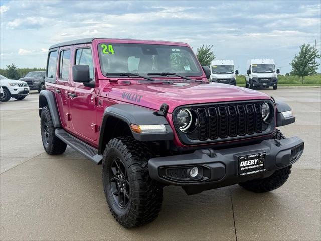 2024 Jeep Wrangler 4-Door Willys 4x4 for sale in Waukee, IA