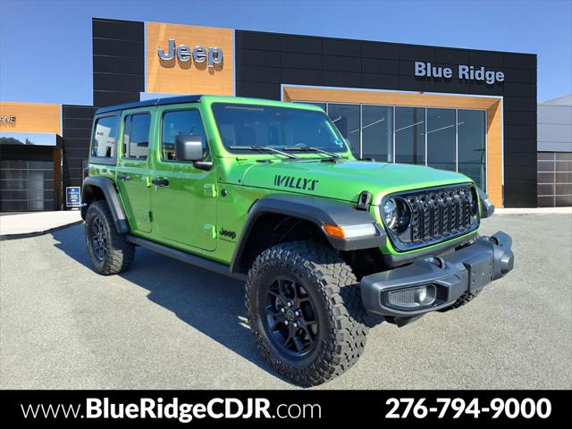 2025 Jeep Wrangler 4-Door Willys 4x4 for sale in Lebanon, VA