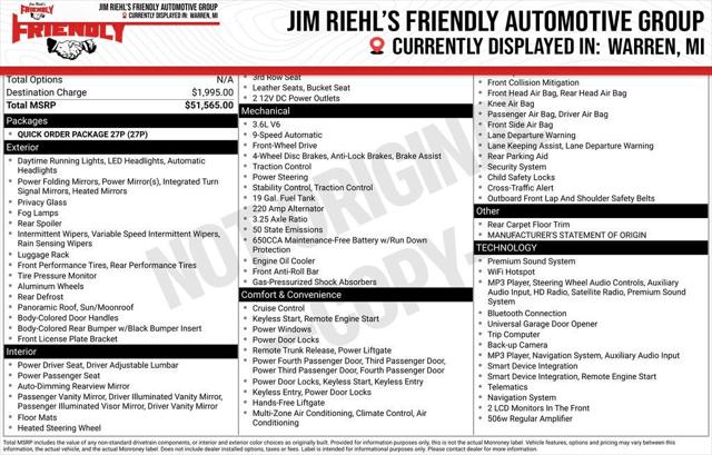 2025 Chrysler Pacifica Limited for sale in Warren, MI