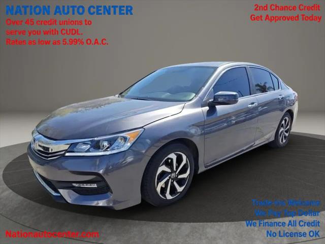 2016 Honda Accord EX-L for sale in Fontana, CA