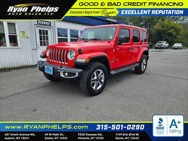 2020 Jeep Wrangler Sahara 4x4 for sale in Phoenix, NY