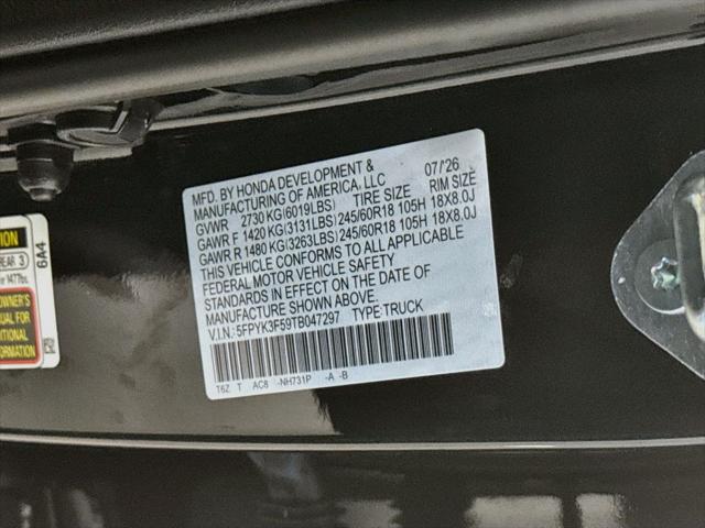 2026 Honda Ridgeline RTL