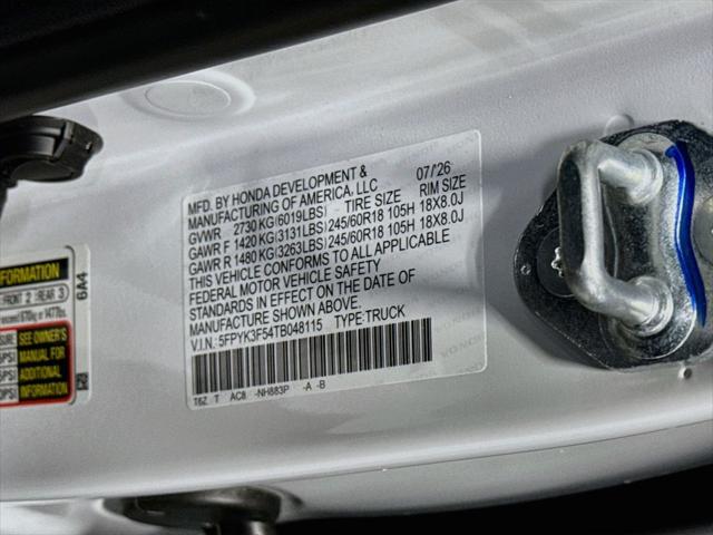2026 Honda Ridgeline RTL