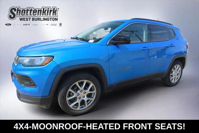 2022 Jeep Compass Latitude Lux 4x4 for sale in West Burlington, IA