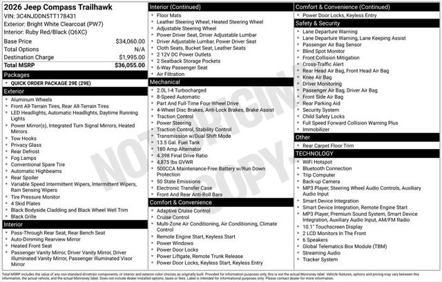 2026 Jeep Compass Trailhawk