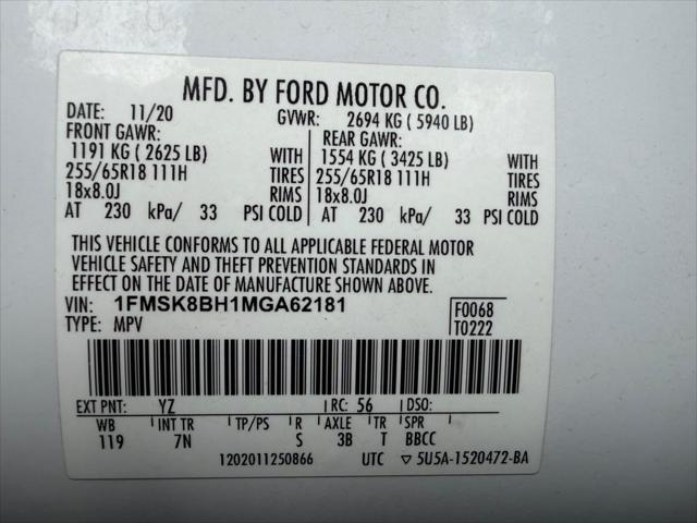 2021 Ford Explorer Unknown