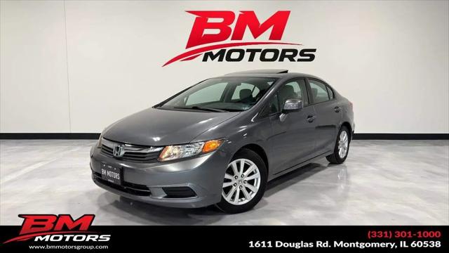 2012 Honda Civic EX for sale in Montgomery, IL