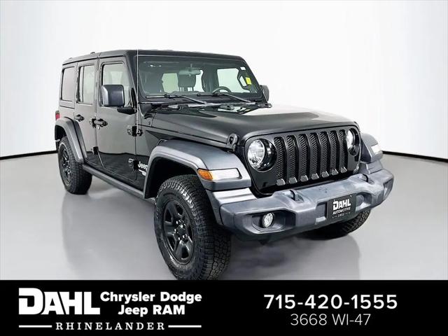 2020 Jeep Wrangler Sport 4x4 for sale in Rhinelander, WI