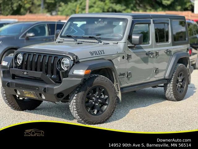 2022 Jeep Wrangler Unlimited Willys 4x4 for sale in Barnesville, MN