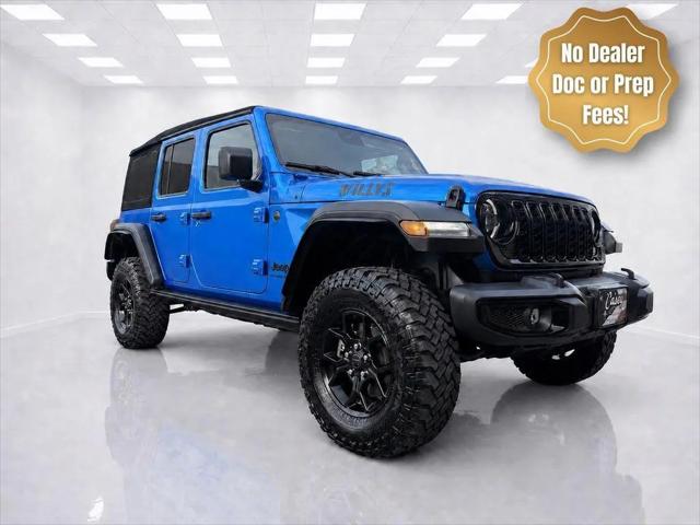 2024 Jeep Wrangler 4-Door Willys 4x4 for sale in Springfield, VT
