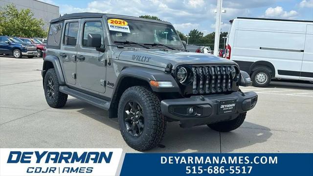 2021 Jeep Wrangler Willys 4x4 for sale in Ames, IA
