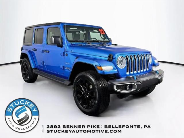 2022 Jeep Wrangler 4xe Unlimited Sahara 4x4 for sale in Bellefonte, PA
