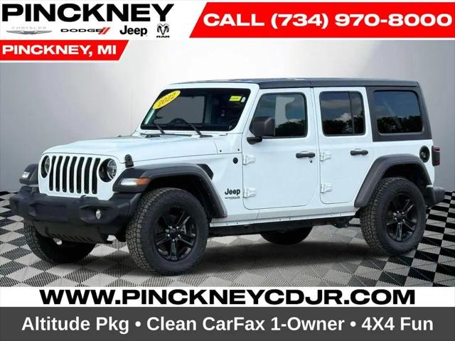 2022 Jeep Wrangler Unlimited Sport Altitude 4x4 for sale in Pinckney, MI