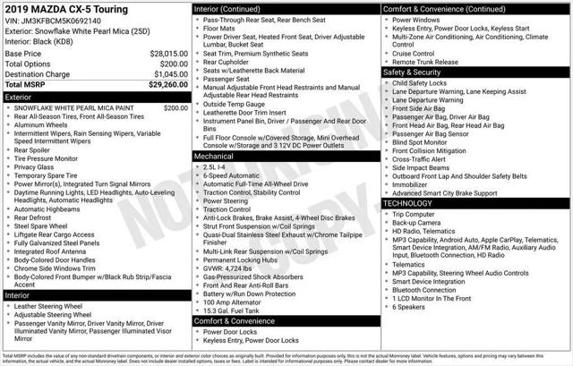 2019 Mazda CX-5 Touring for sale near Columbus, OH