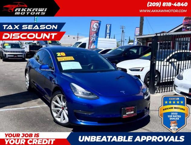 2020 Tesla Model 3 Standard Range Plus Rear-Wheel Drive for sale in Manteca, CA