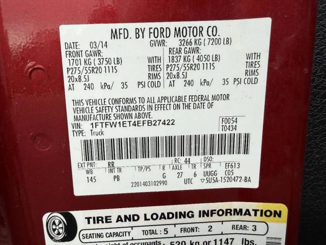 2014 Ford F-150 Platinum