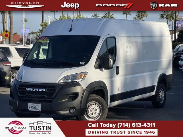 2025 Ram ProMaster 2500 Cargo Van Tradesman High Roof 159 WB w/Pass Seat for sale in Tustin, CA