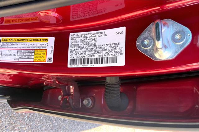 Used 2026 Honda Accord Hybrid EX-L For Sale in Lubbock, TX