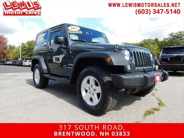 2017 Jeep Wrangler Sport 4x4 for sale in Brentwood, NH