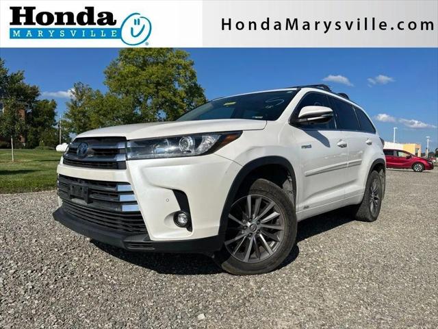 2019 Toyota Highlander Hybrid Limited Platinum for sale in Marysville, OH