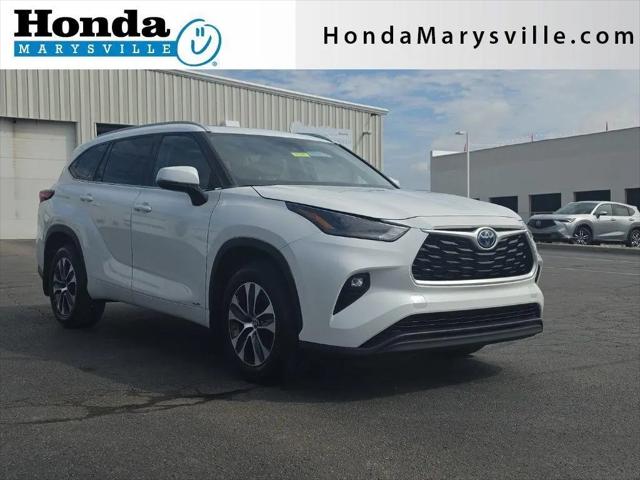 2022 Toyota Highlander Hybrid XLE for sale in Marysville, OH