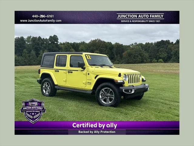 2022 Jeep Wrangler Unlimited Sahara 4x4 for sale in Chardon, OH