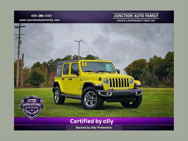 2022 Jeep Wrangler Unlimited Sahara 4x4 for sale in Chardon, OH