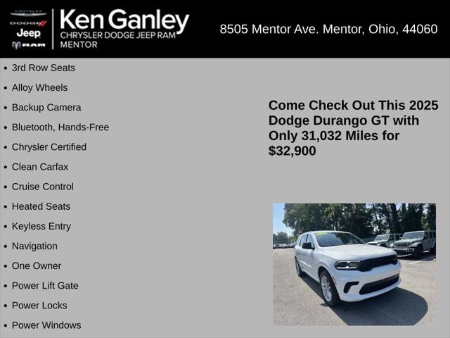 2025 Dodge Durango GT AWD