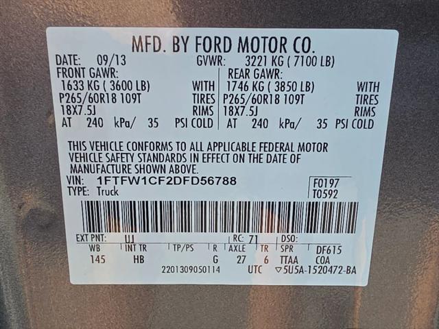 2013 Ford F-150 LARIAT
