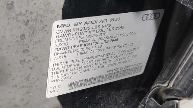 2023 Audi Q3 Premium 45 TFSI S line quattro Tiptronic