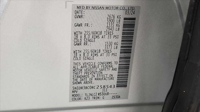 2024 Nissan Pathfinder SV 4WD