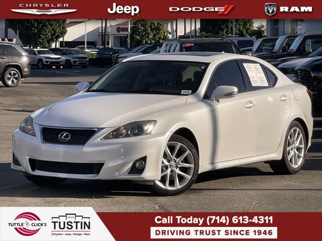 2011 Lexus IS 250 4DR SPT SDN RWD A for sale in Tustin, CA