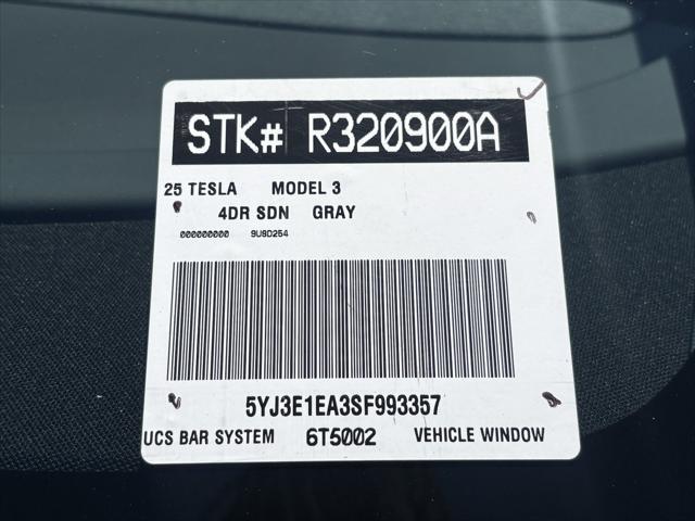 2025 Tesla Model 3 Long Range Rear-Wheel Drive
