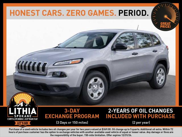 2016 Jeep Cherokee Sport for sale in Spokane, WA