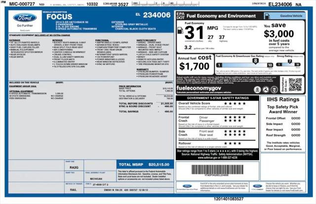 2014 Ford Focus SE