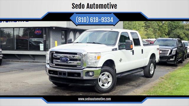 2016 Ford F-250 XLT 4x4 4dr Crew Cab 6.8 ft. SB Pickup for sale in Davison, MI