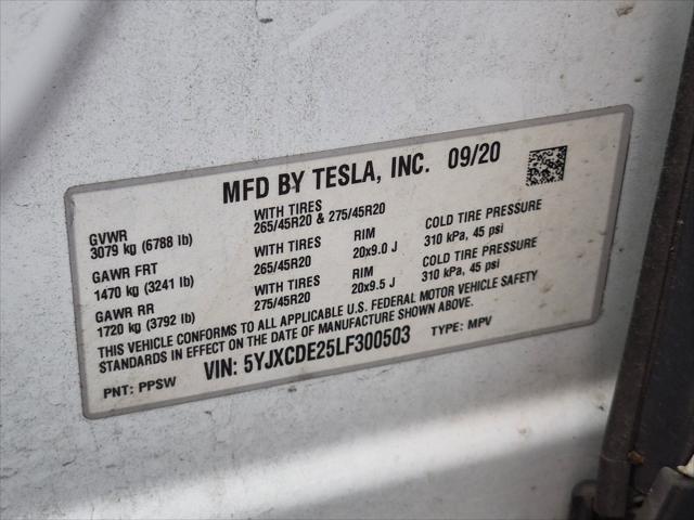 2020 Tesla Model X Long Range Plus Dual Motor All-Wheel Drive