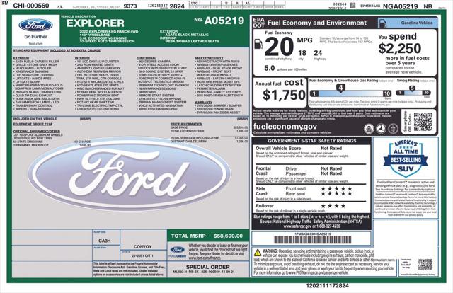 Used 2022 Ford Explorer King Ranch For Sale in Muscle Shoals, AL